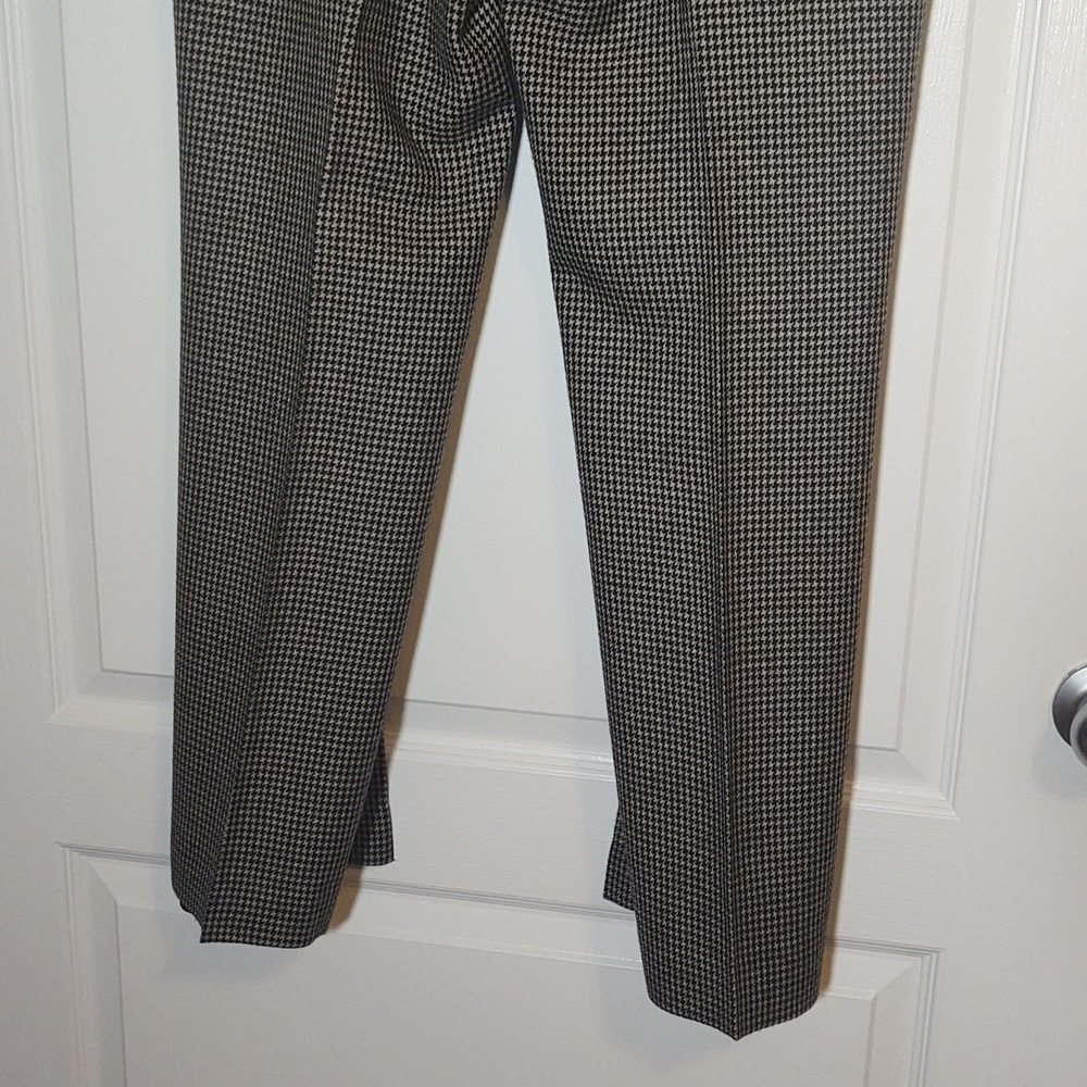 Lauren Ralph Lauren Womens Black Wool Herringbone Trousers - Picture 4 of 9
